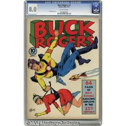 Buck Rogers #2 (Eastern Color, 1941) CGC VF 8.0 Off-white pages.