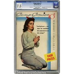 Camp Comics #1 (Dell, 1942) CGC VF- 7.5 Cream to off-white pages.