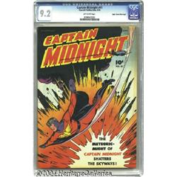 Captain Midnight #41 Mile High pedigree (Fawcett, 1946) CGC NM- 9.2 Off-white pages.