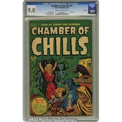 Chamber of Chills #21 (#1) File Copy (Harvey, 1951) CGC VF/NM 9.0 Cream to off-white pages.