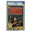 Image 1 : Chamber of Chills #24 (#4) File Copy (Harvey, 1951) CGC VF- 7.5 Off-white pages.