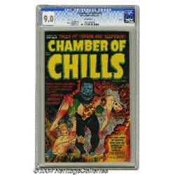 Chamber of Chills #11 File Copy (Harvey, 1952) CGC VF/NM 9.0 Off-white pages.