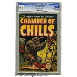 Chamber of Chills #14 File Copy (Harvey, 1952) CGC VF/NM 9.0 Cream to off-white pages.