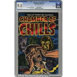 Chamber of Chills #15 File Copy (Harvey, 1953) CGC NM- 9.2 Cream to off-white pages.