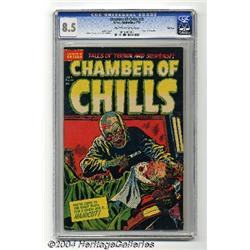 Chamber of Chills #18 File Copy (Harvey, 1953) CGC VF+ 8.5 Cream to off-white pages.