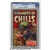 Image 1 : Chamber of Chills #23 File Copy (Harvey, 1954) CGC VF- 7.5 Cream to off-white pages.