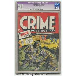 Crime Does Not Pay #29 (Lev Gleason, 1943) CGC Apparent VF/NM 9.0 Slight (P) White pages.