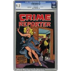Crime Reporter #2 (St. John, 1948) CGC NM- 9.2 Off-white pages.