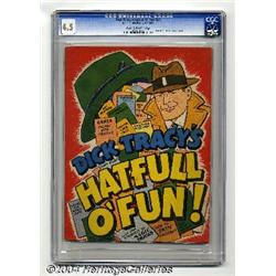 Dick Tracy's Hatful O'Fun Giveaway #nn (Miller Bros. Hat Co., 1950) CGC VG+ 4.5 Cream to off-white p