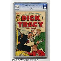 Dick Tracy Comics Monthly #39 File Copy (Harvey, 1951) CGC NM 9.4 Cream to off-white pages.