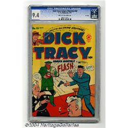 Dick Tracy Comics Monthly #40 File Copy (Harvey, 1951) CGC NM 9.4 Cream to off-white pages.