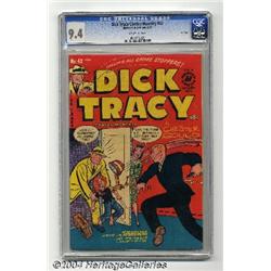 Dick Tracy Comics Monthly #42 File Copy (Harvey, 1951) CGC NM 9.4 Off-white pages.