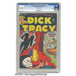 Dick Tracy Comics Monthly #61 File Copy (Harvey, 1953) CGC VF/NM 9.0 Off-white pages.