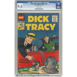 Dick Tracy Comics Monthly #93 File Copy (Harvey, 1955) CGC NM 9.4 Off-white pages.
