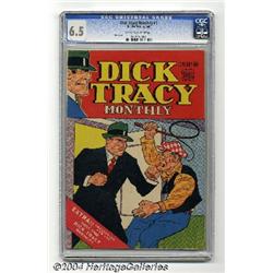 Dick Tracy Monthly #1 (Dell, 1948) CGC FN+ 6.5 Off-white to white pages.