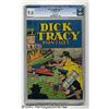 Image 1 : Dick Tracy Monthly #2 File Copy (Dell, 1948) CGC VF/NM 9.0 Off-white pages.