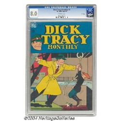 Dick Tracy Monthly #5 File Copy (Dell, 1948) CGC VF 8.0 Off-white pages.