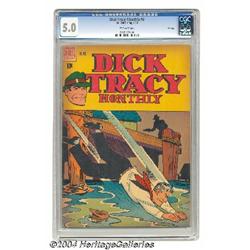 Dick Tracy Monthly #6 File Copy (Dell, 1948) CGC VG/FN 5.0 Off-white pages.