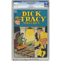 Dick Tracy Monthly #8 File Copy (Dell, 1948) CGC NM- 9.2 Off-white pages.
