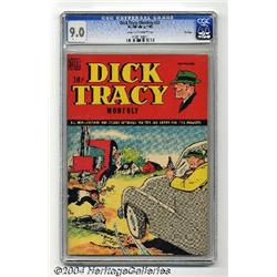 Dick Tracy Monthly #23 File Copy (Dell, 1949) CGC VF/NM 9.0 Cream to off-white pages.