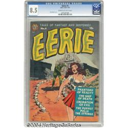 Eerie #4 (Avon, 1951) CGC VF+ 8.5 Cream to off-white pages.