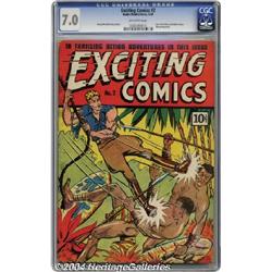 Exciting Comics #2 (Nedor Publications, 1940) CGC FN/VF 7.0 Off-white pages.