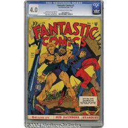 Fantastic Comics #2 (Fox, 1940) CGC VG 4.0 Cream to off-white pages.