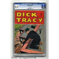 Four Color #163 Dick Tracy (Dell, 1947) CGC VF+ 8.5 Off-white pages.