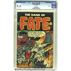 The Hand of Fate #12 Bethlehem pedigree (Ace, 1952) CGC NM 9.4 White pages.