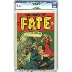 The Hand of Fate #17 Bethlehem pedigree (Ace, 1953) CGC NM 9.4 Off-white to white pages.