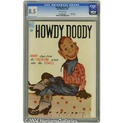 Howdy Doody #1 (Dell, 1950) CGC VF+ 8.5 Off-white pages.