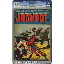 Jackpot Comics #9 (MLJ, 1943) CGC FN/VF 7.0 Cream to off-white pages.