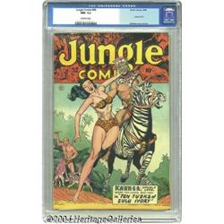 Jungle Comics #98 (Fiction House, 1948) CGC NM- 9.2 Off-white pages.