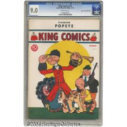 King Comics #32 Mile High pedigree (David McKay Publications, 1938) CGC VF/NM 9.0 Off-white pages.