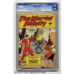 The Marvel Family #37 (Fawcett, 1949) CGC NM 9.4 Off-white to white pages.