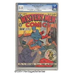 Mystery Men Comics #26 Pennsylvania pedigree (Fox, 1941) CGC VG/FN 5.0 Off-white pages.