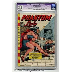 Phantom Lady #15 (Fox Features Syndicate, 1947) CGC Apparent VG- 3.5 Slight (P) Off-white pages.