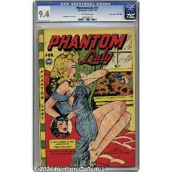 Phantom Lady #16 Mile High pedigree (Fox Features Syndicate, 1948) CGC NM 9.4 Off-white pages.