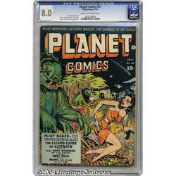 Planet Comics #25 (Fiction House, 1943) CGC VF 8.0 Cream to off-white pages.