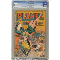 Planet Comics #32 Rockford pedigree (Fiction House, 1944) CGC VF+ 8.5 Cream to off-white pages.