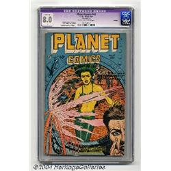 Planet Comics #49 (Fiction House, 1947) CGC Apparent VF 8.0 Cream to off-white pages.