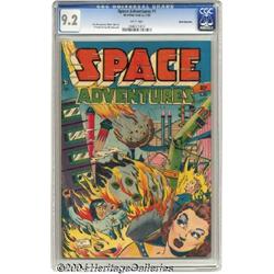 Space Adventures #1 White Mountain pedigree (Charlton, 1952) CGC NM- 9.2 White pages.
