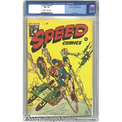 Speed Comics #41 Mile High pedigree (Harvey, 1946) CGC NM- 9.2 Off-white to white pages.