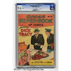 Super-Book of Comics #13 Dick Tracy - Omar Bread Giveaway (Western, 1945) CGC NM+ 9.6 Off-white to w