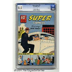 Super Comics #52 File Copy (Dell, 1942) CGC VF+ 8.5 Cream to off-white pages.