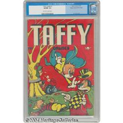 Taffy Comics #1 Mile High pedigree (Rural Home, 1945) CGC VF/NM 9.0 Off-white to white pages.