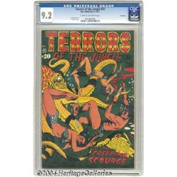 Terrors of the Jungle #20 Northford pedigree (Star, 1952) CGC NM- 9.2 Cream to off-white pages.