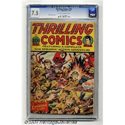 Thrilling Comics #39 (Better Publications, 1943) CGC VF- 7.5 Off-white to white pages.