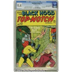 Top-Notch Comics #12 Mile High pedigree (MLJ, 1941) CGC NM 9.4 White pages.