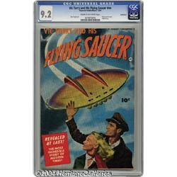 Vic Torry & His Flying Saucer #nn Bethlehem pedigree (Fawcett, 1950) CGC NM- 9.2 Cream to off-white 